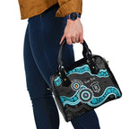 Port Adelaide NAIDOC 2026 Personalised Shoulder Handbag 50 Years of Deadly Aboriginal Art