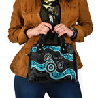 Port Adelaide NAIDOC 2026 Personalised Shoulder Handbag 50 Years of Deadly Aboriginal Art