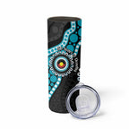Port Adelaide NAIDOC 2026 Personalised Skinny Tumbler 50 Years of Deadly Aboriginal Art