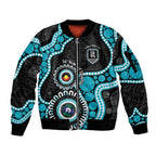 Port Adelaide NAIDOC 2026 Personalised Sleeve Zip Bomber Jacket 50 Years of Deadly Aboriginal Art
