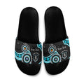 Port Adelaide NAIDOC 2026 Personalised Slide Sandals 50 Years of Deadly Aboriginal Art