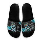 Port Adelaide NAIDOC 2026 Personalised Slide Sandals 50 Years of Deadly Aboriginal Art