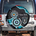 Port Adelaide NAIDOC 2026 Personalised Spare Tire Cover 50 Years of Deadly Aboriginal Art