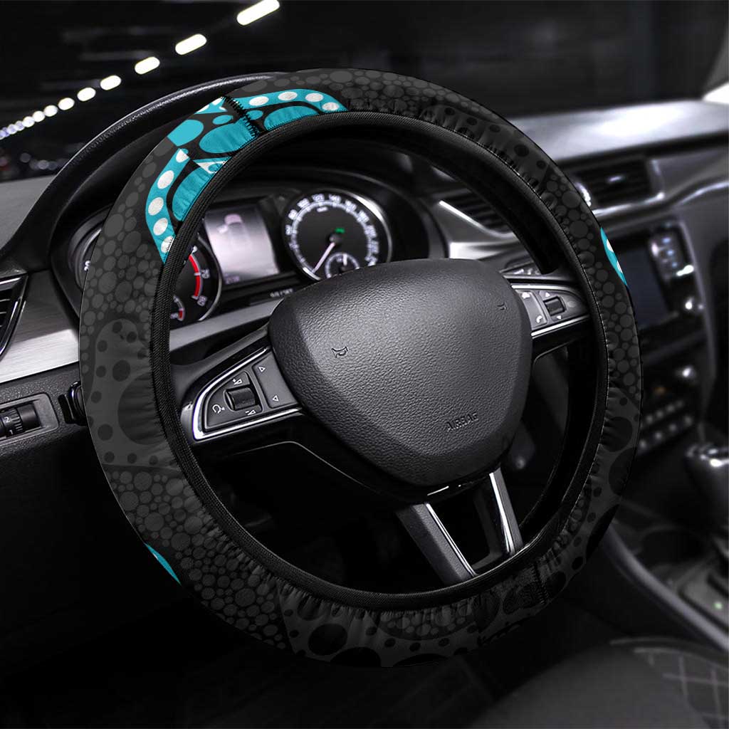 Port Adelaide NAIDOC 2026 Steering Wheel Cover 50 Years of Deadly Aboriginal Art