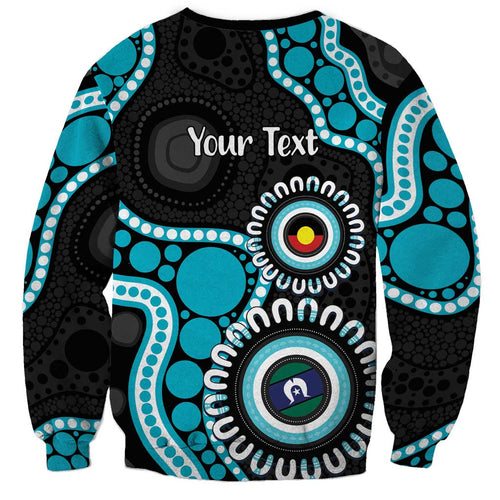 Port Adelaide NAIDOC 2026 Personalised Sweatshirt 50 Years of Deadly Aboriginal Art