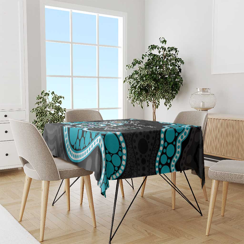 Port Adelaide NAIDOC 2026 Personalised Tablecloth 50 Years of Deadly Aboriginal Art