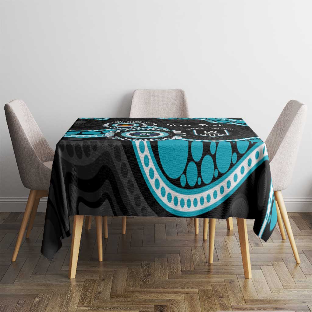 Port Adelaide NAIDOC 2026 Personalised Tablecloth 50 Years of Deadly Aboriginal Art