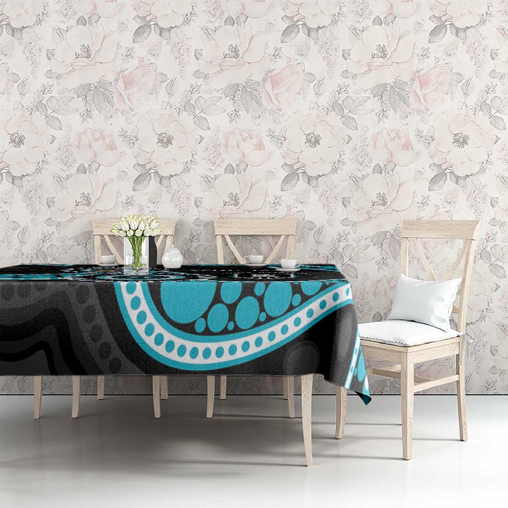 Port Adelaide NAIDOC 2026 Personalised Tablecloth 50 Years of Deadly Aboriginal Art