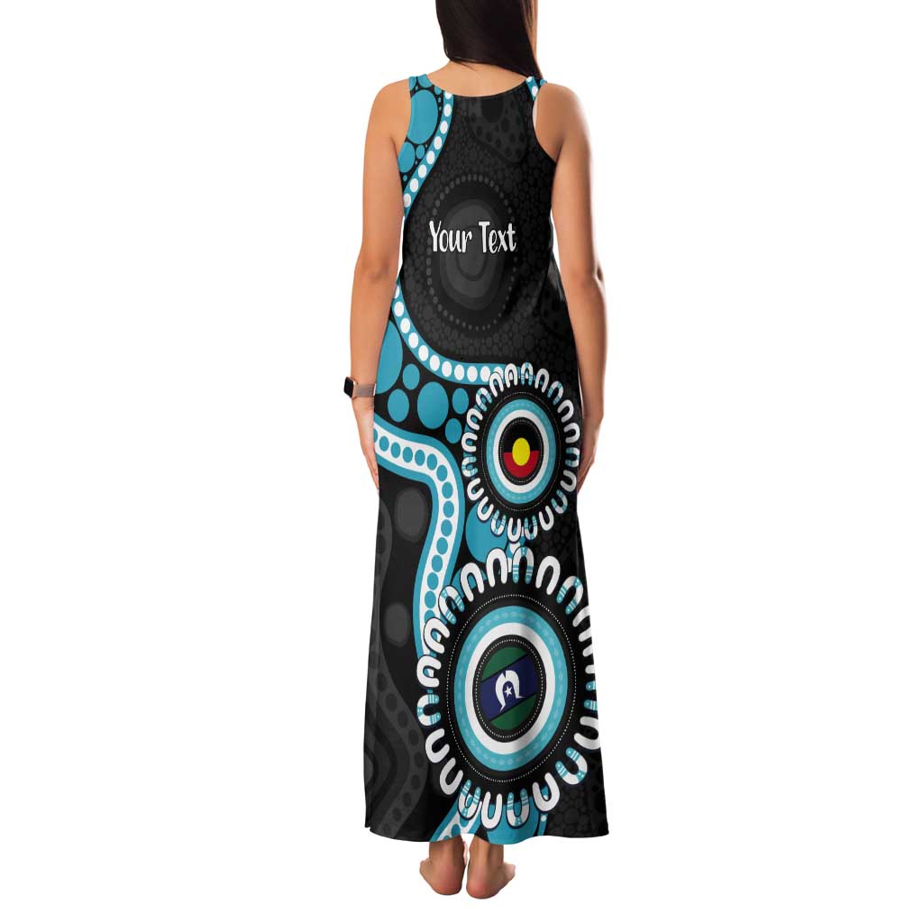 Port Adelaide NAIDOC 2026 Personalised Tank Maxi Dress 50 Years of Deadly Aboriginal Art