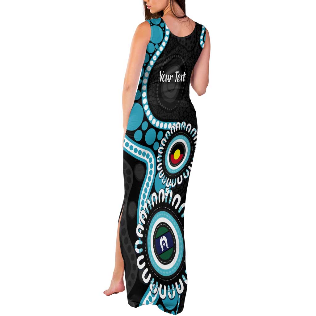 Port Adelaide NAIDOC 2026 Personalised Tank Maxi Dress 50 Years of Deadly Aboriginal Art