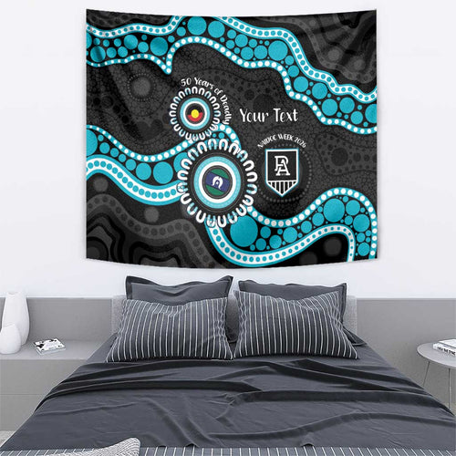 Port Adelaide NAIDOC 2026 Personalised Tapestry 50 Years of Deadly Aboriginal Art