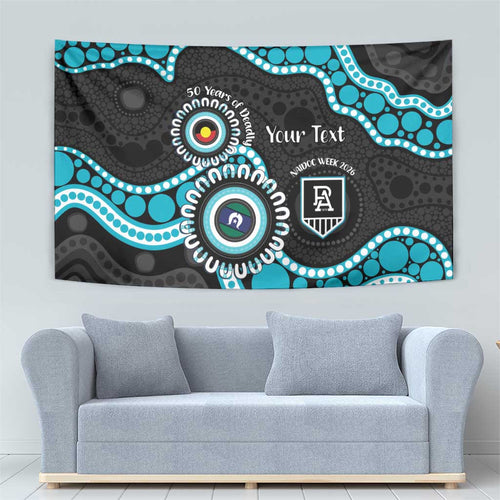 Port Adelaide NAIDOC 2026 Personalised Tapestry 50 Years of Deadly Aboriginal Art