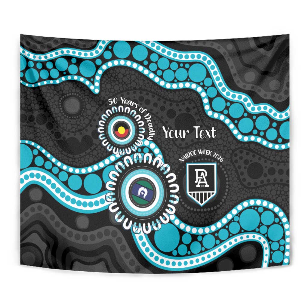 Port Adelaide NAIDOC 2026 Personalised Tapestry 50 Years of Deadly Aboriginal Art