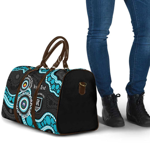 Port Adelaide NAIDOC 2026 Personalised Travel Bag 50 Years of Deadly Aboriginal Art