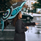 Port Adelaide NAIDOC 2026 Personalised Umbrella 50 Years of Deadly Aboriginal Art
