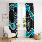 Port Adelaide NAIDOC 2026 Personalised Window Curtain 50 Years of Deadly Aboriginal Art