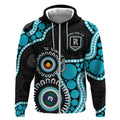 Port Adelaide NAIDOC 2026 Personalised Zip Hoodie 50 Years of Deadly Aboriginal Art