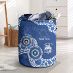 Kangaroos NAIDOC 2026 Personalised Laundry Basket 50 Years of Deadly Aboriginal Art