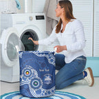 Kangaroos NAIDOC 2026 Personalised Laundry Basket 50 Years of Deadly Aboriginal Art