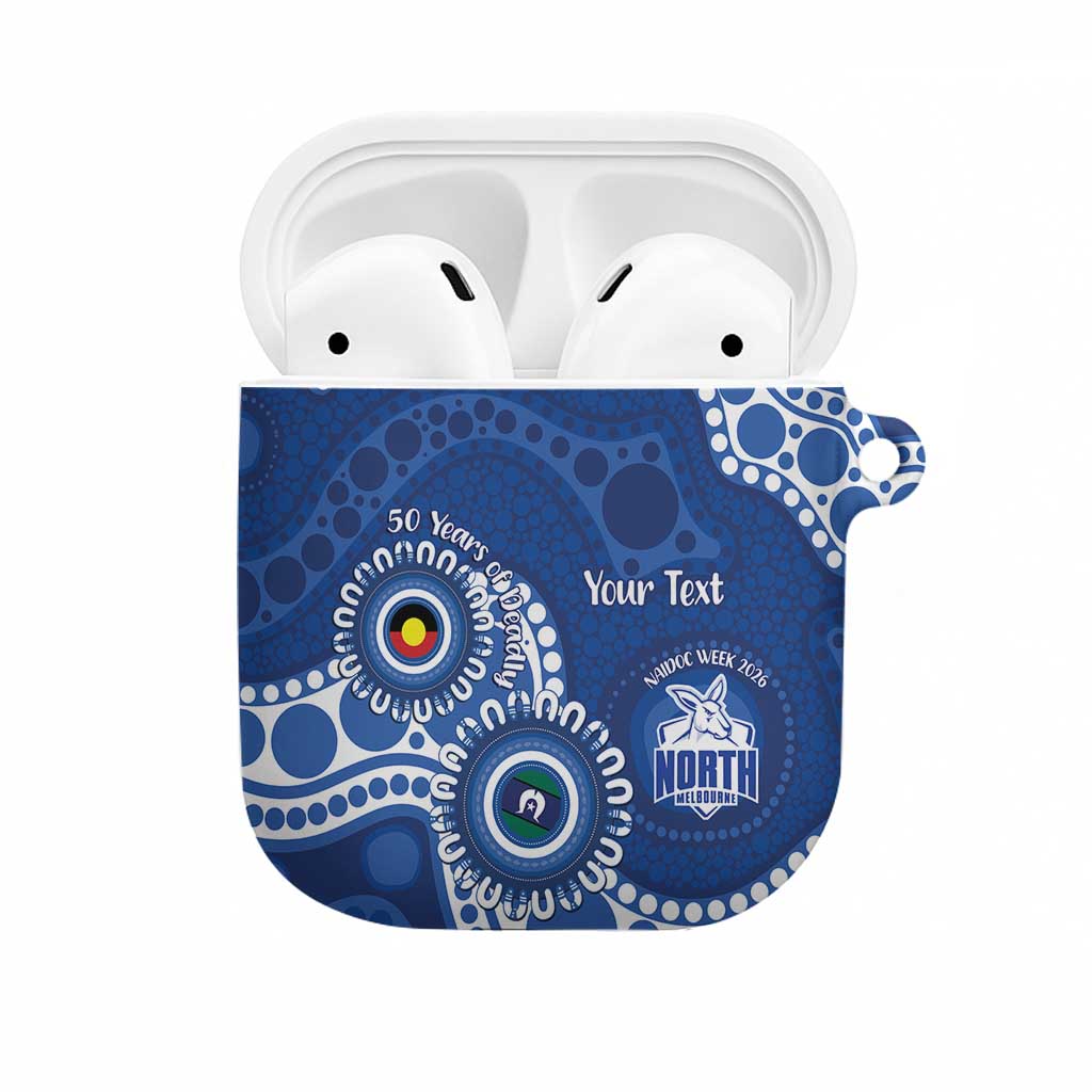 Kangaroos NAIDOC 2026 Personalised AirPods Case 50 Years of Deadly Aboriginal Art