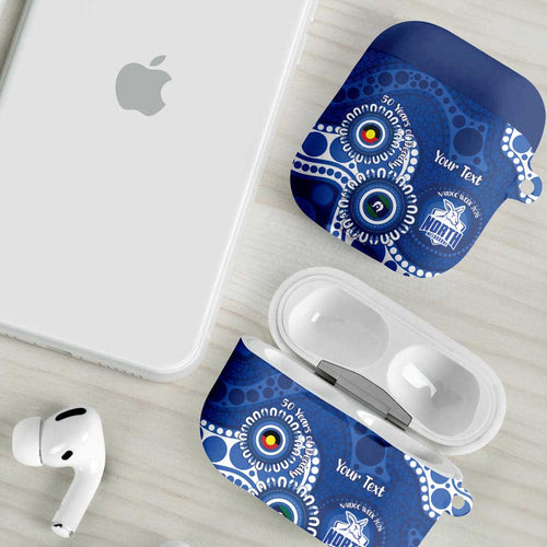 Kangaroos NAIDOC 2026 Personalised AirPods Case 50 Years of Deadly Aboriginal Art