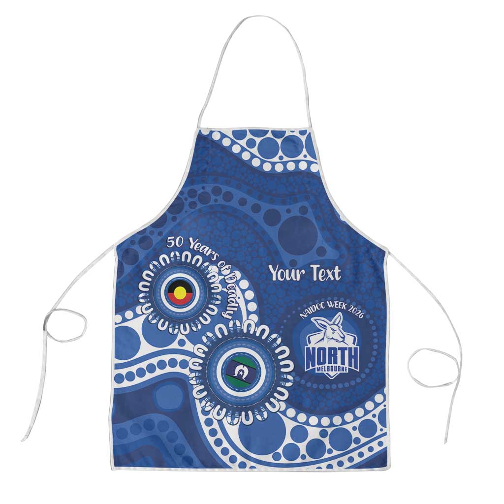 Kangaroos NAIDOC 2026 Personalised Apron 50 Years of Deadly Aboriginal Art
