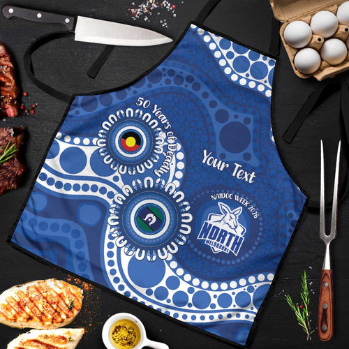 Kangaroos NAIDOC 2026 Personalised Apron 50 Years of Deadly Aboriginal Art