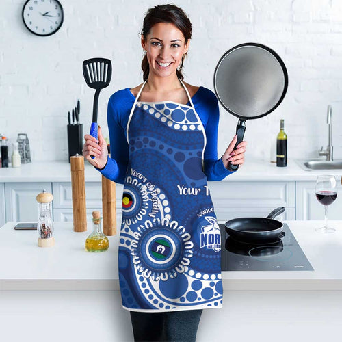 Kangaroos NAIDOC 2026 Personalised Apron 50 Years of Deadly Aboriginal Art