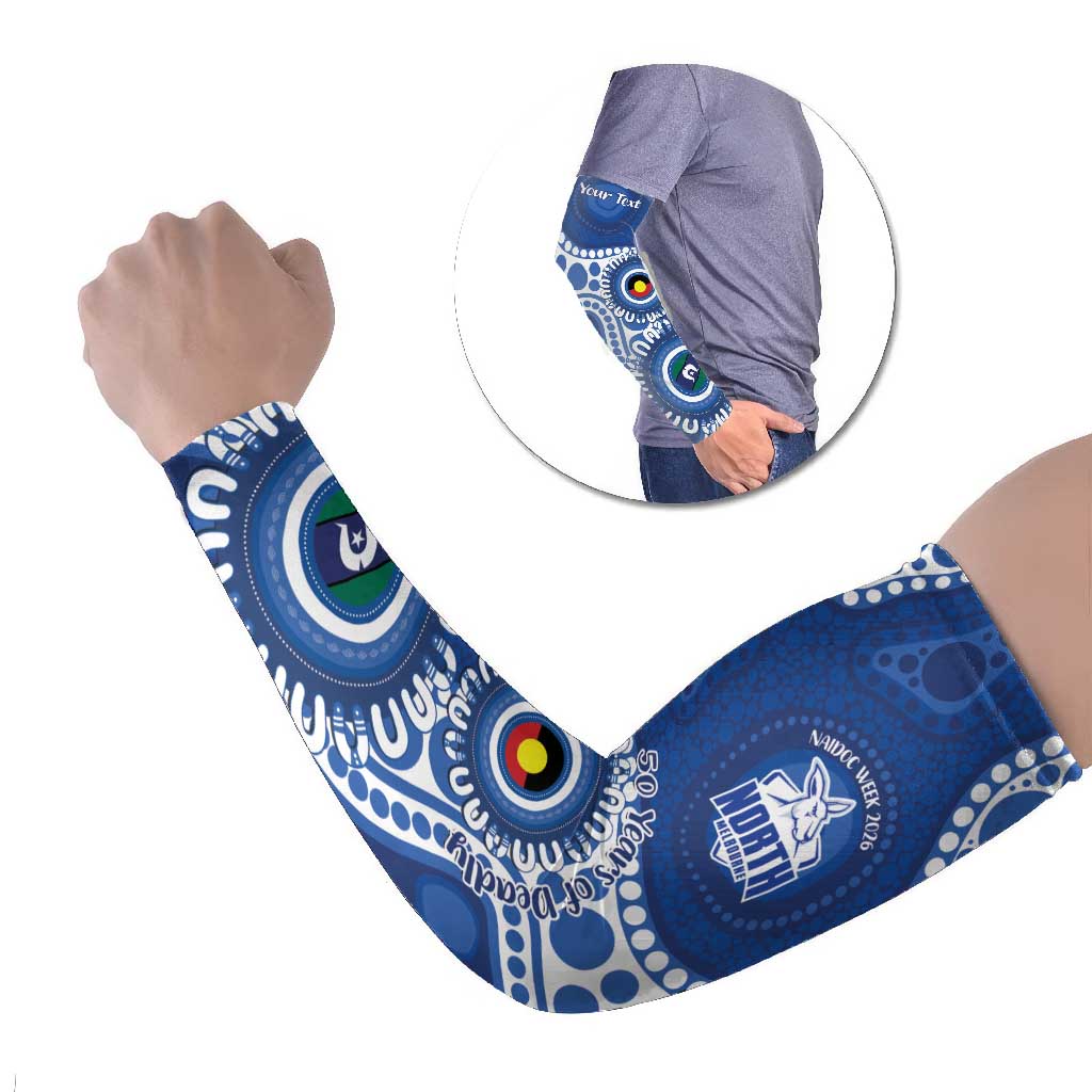 Kangaroos NAIDOC 2026 Personalised Arm Sleeves 50 Years of Deadly Aboriginal Art