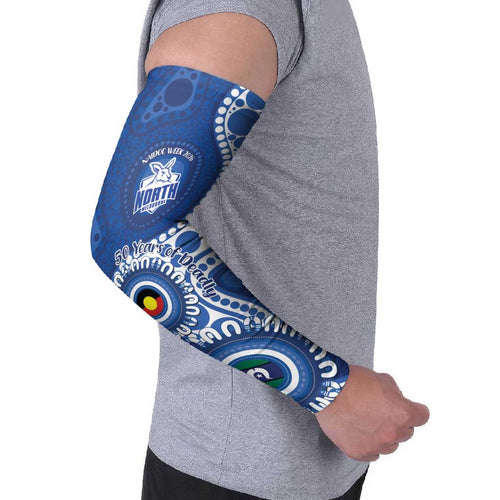 Kangaroos NAIDOC 2026 Personalised Arm Sleeves 50 Years of Deadly Aboriginal Art