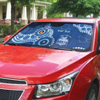 Kangaroos NAIDOC 2026 Personalised Auto Sun Shade 50 Years of Deadly Aboriginal Art