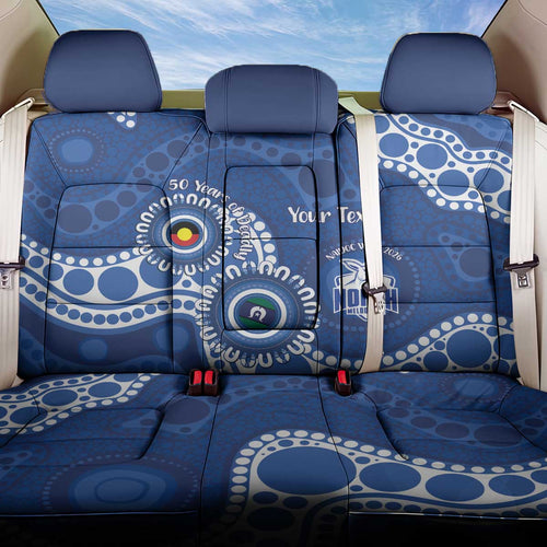 Kangaroos NAIDOC 2026 Personalised Back Car Seat Cover 50 Years of Deadly Aboriginal Art