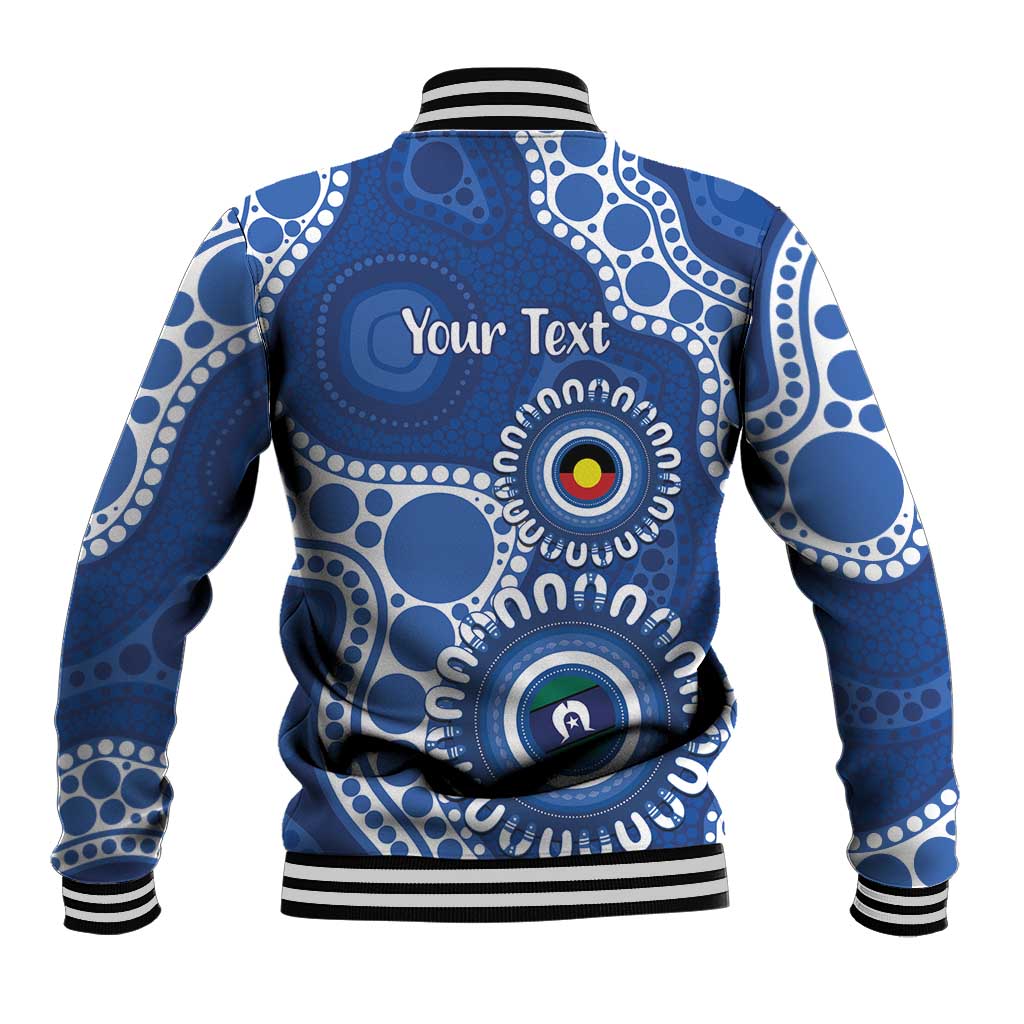 Kangaroos NAIDOC 2026 Personalised Baseball Jacket 50 Years of Deadly Aboriginal Art