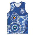 Kangaroos NAIDOC 2026 Personalised Basketball Jersey 50 Years of Deadly Aboriginal Art