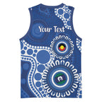 Kangaroos NAIDOC 2026 Personalised Basketball Jersey 50 Years of Deadly Aboriginal Art