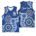 Kangaroos NAIDOC 2026 Personalised Basketball Jersey 50 Years of Deadly Aboriginal Art