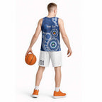 Kangaroos NAIDOC 2026 Personalised Basketball Jersey 50 Years of Deadly Aboriginal Art