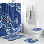 Kangaroos NAIDOC 2026 Personalised Bathroom Set 50 Years of Deadly Aboriginal Art