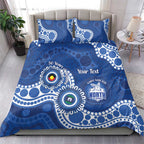 Kangaroos NAIDOC 2026 Personalised Bedding Set 50 Years of Deadly Aboriginal Art