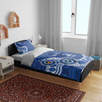 Kangaroos NAIDOC 2026 Personalised Bedding Set 50 Years of Deadly Aboriginal Art