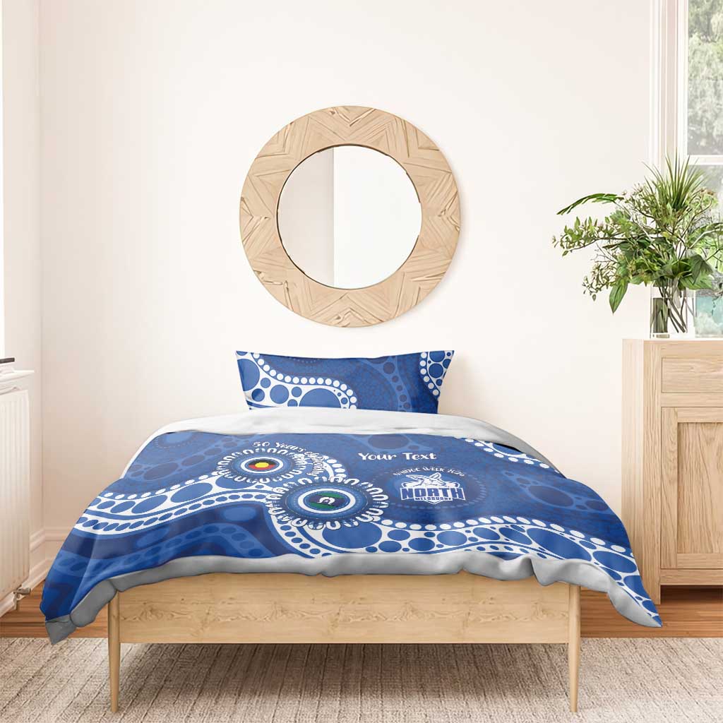 Kangaroos NAIDOC 2026 Personalised Bedding Set 50 Years of Deadly Aboriginal Art