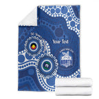 Kangaroos NAIDOC 2026 Personalised Blanket 50 Years of Deadly Aboriginal Art