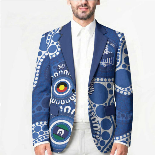 Kangaroos NAIDOC 2026 Personalised Blazer 50 Years of Deadly Aboriginal Art