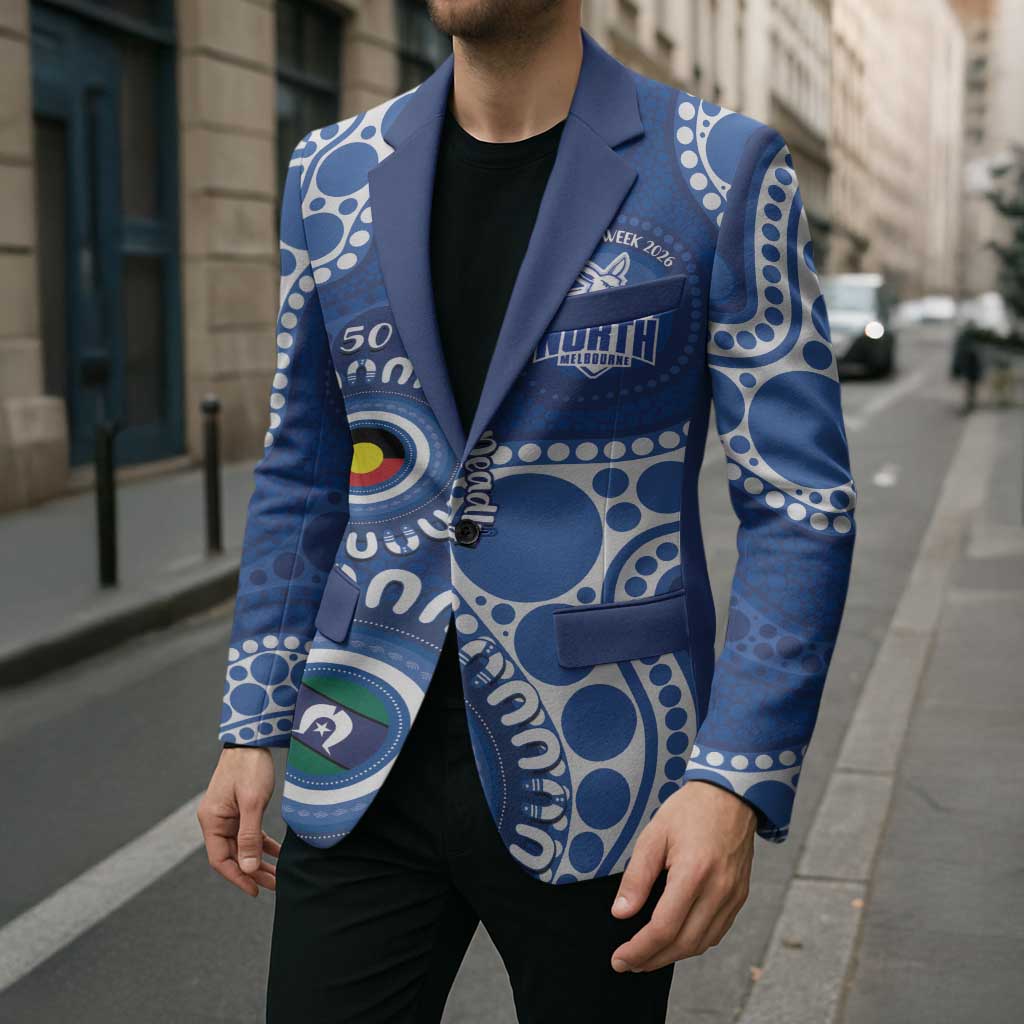 Kangaroos NAIDOC 2026 Personalised Blazer 50 Years of Deadly Aboriginal Art