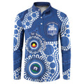 Kangaroos NAIDOC 2026 Personalised Button Sweatshirt 50 Years of Deadly Aboriginal Art