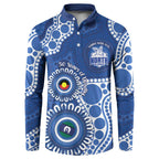 Kangaroos NAIDOC 2026 Personalised Button Sweatshirt 50 Years of Deadly Aboriginal Art