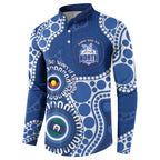 Kangaroos NAIDOC 2026 Personalised Button Sweatshirt 50 Years of Deadly Aboriginal Art