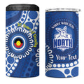 Kangaroos NAIDOC 2026 Personalised 4 in 1 Can Cooler Tumbler 50 Years of Deadly Aboriginal Art