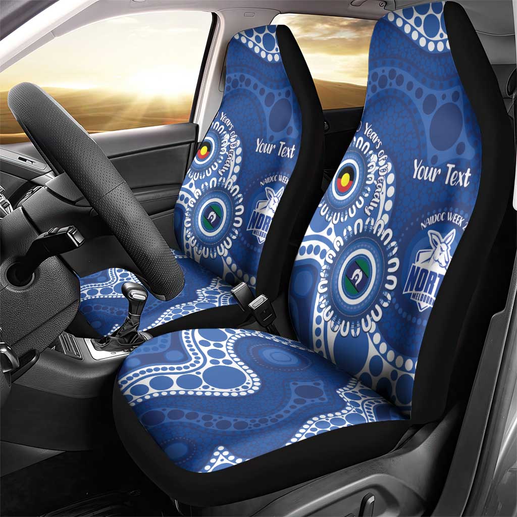 Kangaroos NAIDOC 2026 Personalised Car Seat Cover 50 Years of Deadly Aboriginal Art