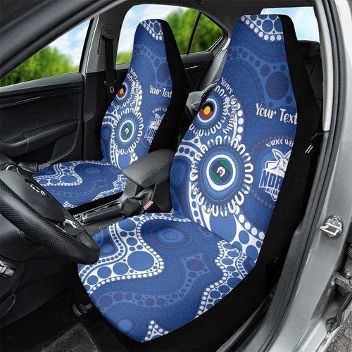 Kangaroos NAIDOC 2026 Personalised Car Seat Cover 50 Years of Deadly Aboriginal Art
